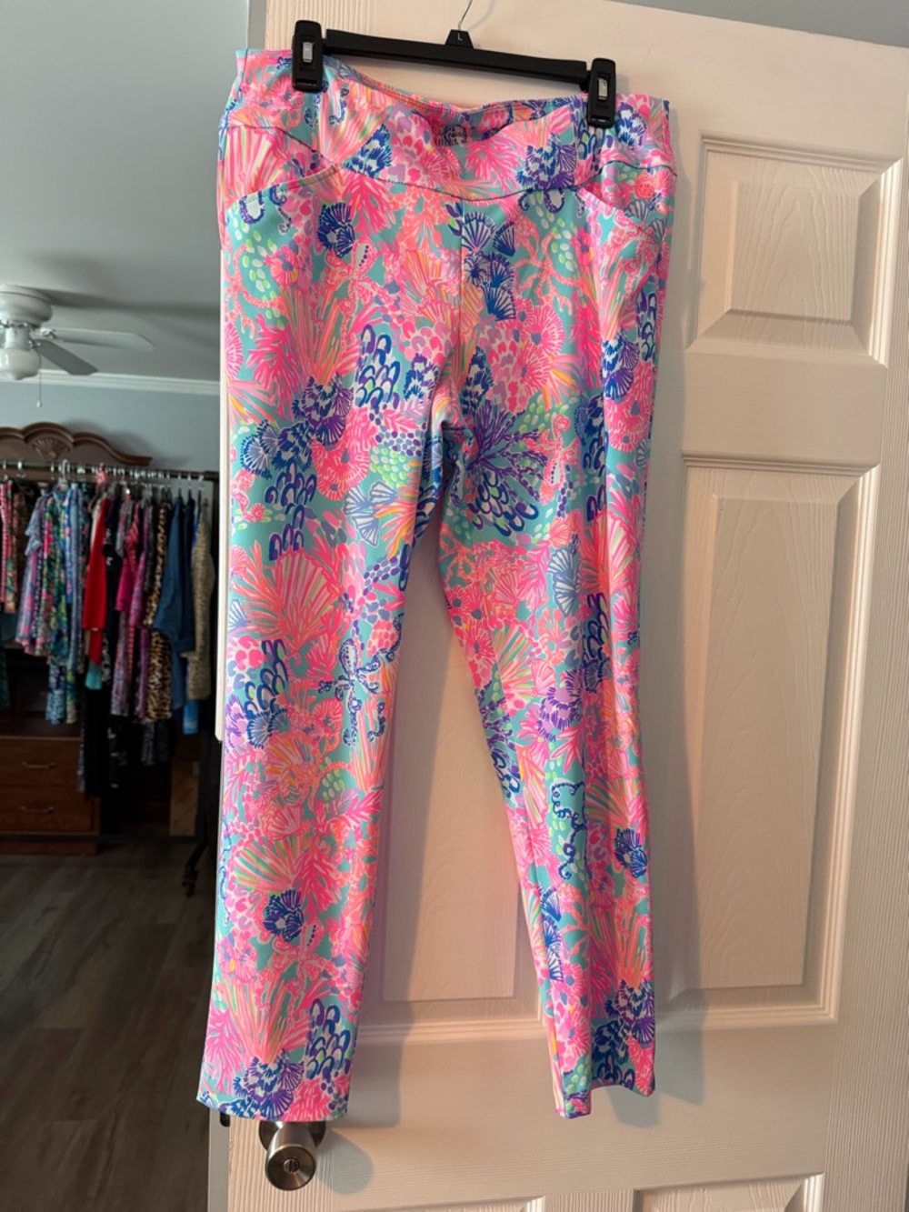 Lilly Pulitzer Multicolor Coral Reef Print Straight Leg Pants